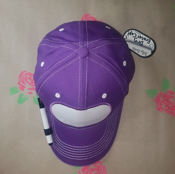 NEW BILLY BOB'S PURPLE DRY ERASER BASEBALL CAP HAT - Picture 10 of 13